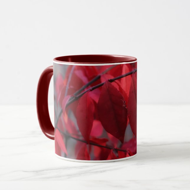Autumn Red Two-Tone Mug (Devant gauche)