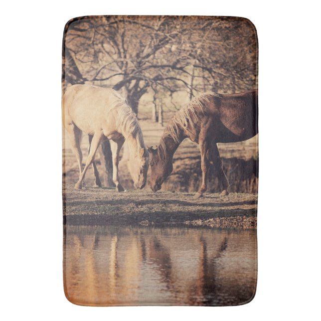 Autumn Reflection Bathmat (Front Vertical)