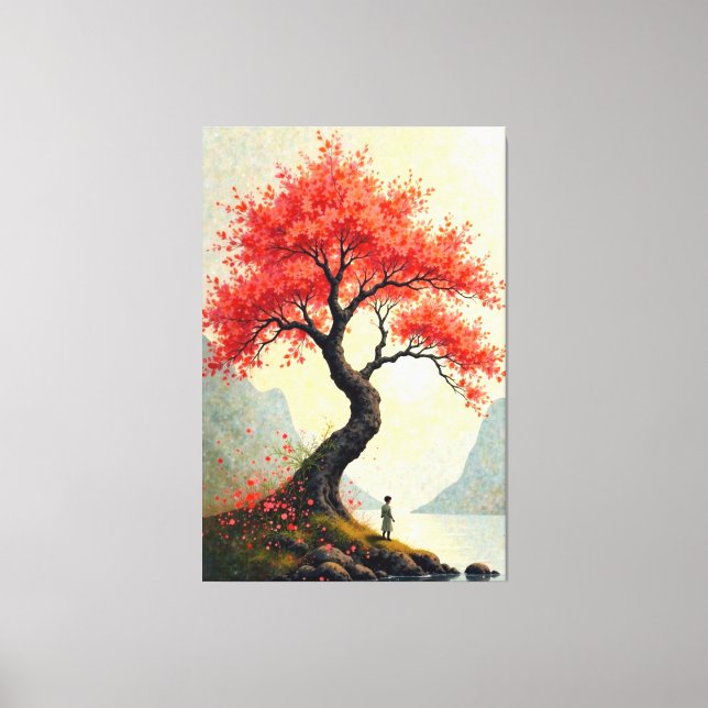 Autumn Reflection Canvas Print (Front)