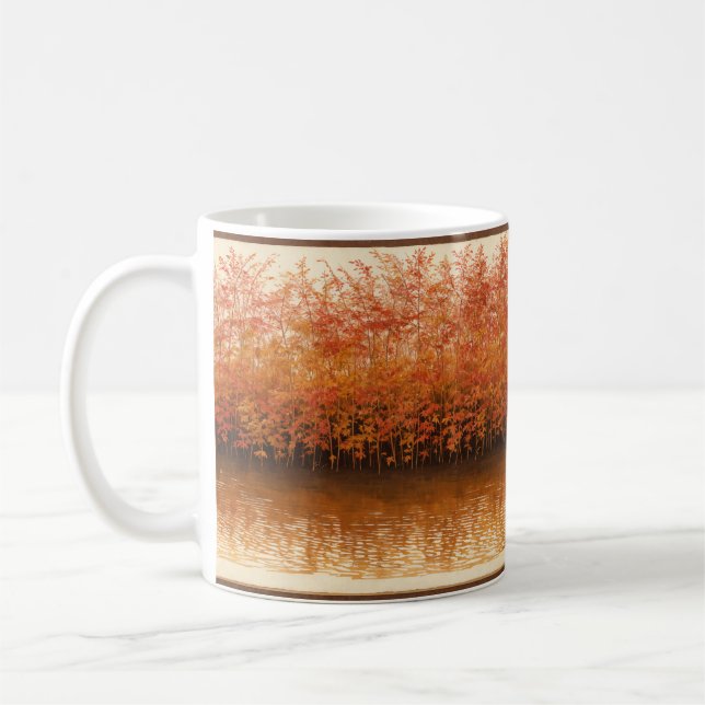 Autumn Reflection - Maple Lake Mug (Left)