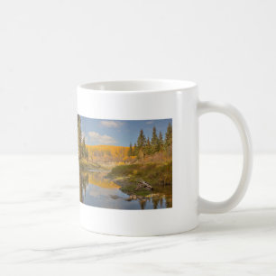 Autumn Reflections - Aspen Poplars Coffee Mug