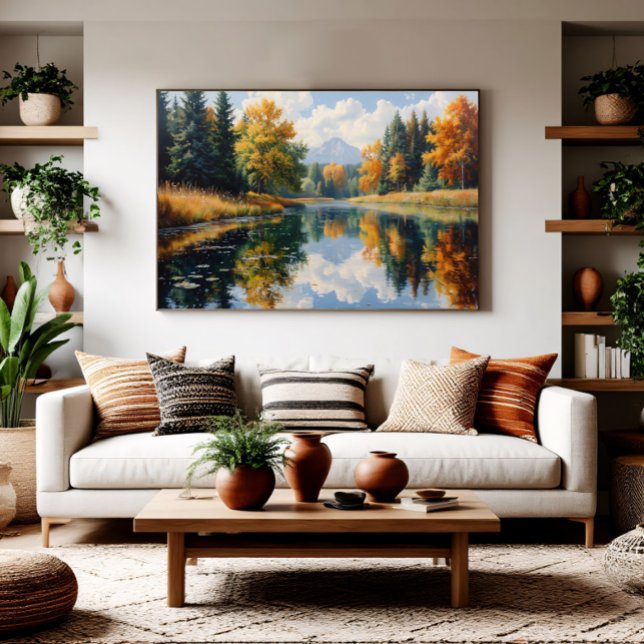 Autumn Reflections Canvas Print (Creator Uploaded)