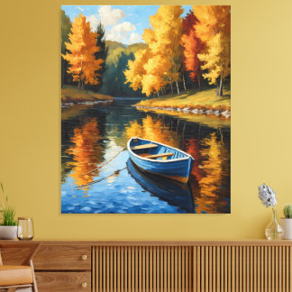 Autumn Reflections Canvas Print