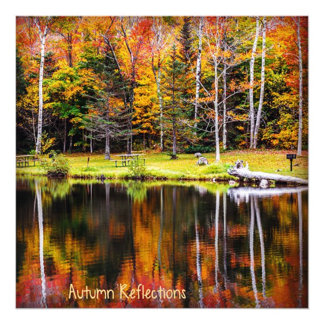 Autumn Reflections Photo Print (Front)