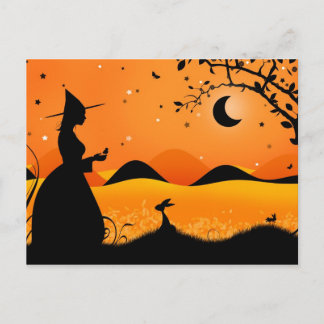 Autumn reflections postcard