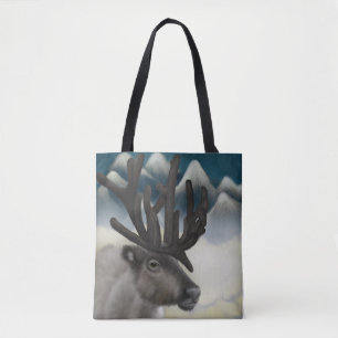 Autumn Reverie: Majestic Reindeer Tote Bag