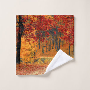 Autumn Road Bath Towel Set