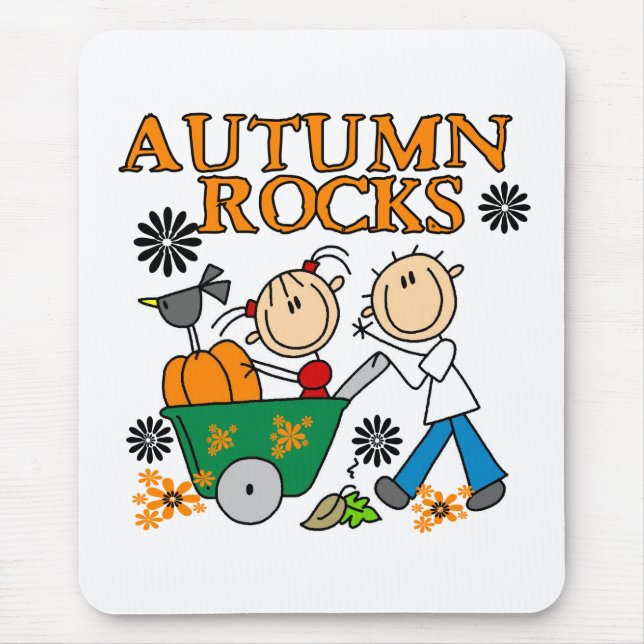 Autumn Rocks Mouse Pad (Front)