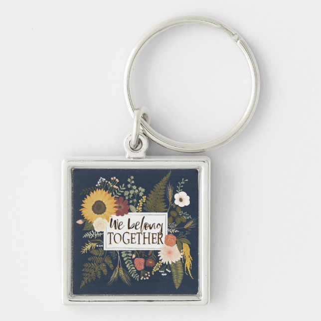 Autumn Romance IV | We Belong Together Keychain (Front)