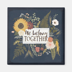 Autumn Romance IV   We Belong Together Magnet