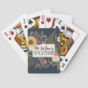 Autumn Romance IV We Belong Together Playing Cards