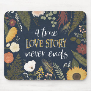 Autumn Romance V A True Love Story Never Ends Mouse Pad