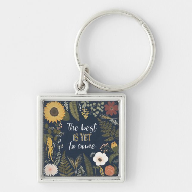Autumn Romance VI | The Best is Yet To Come Keychain (Front)