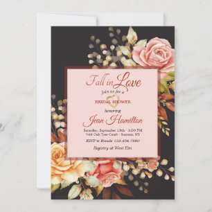Autumn Roses Invitation