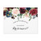 Autumn Rustic Dazzling Burgundy Bridesmaid