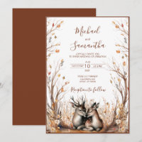 Autumn Rustic Deer Wedding Collection