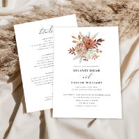 Autumn Rustic Floral, One Piece Wedding