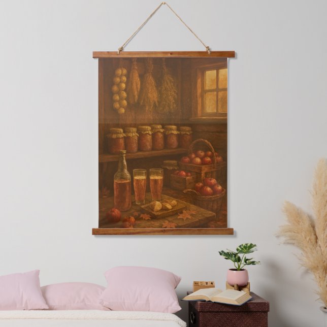 Autumn’s Reward - Golden Harvest Celebration Hanging Tapestry (Bedroom)