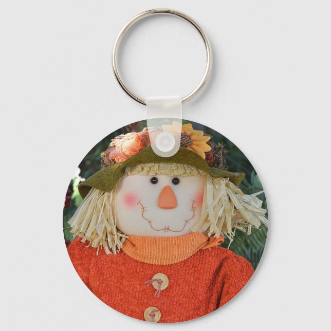 Autumn Scarecrow Doll Keychain (Front)