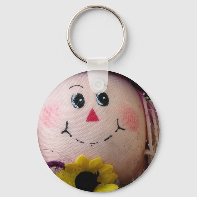 Autumn Scarecrow Keychain (Front)