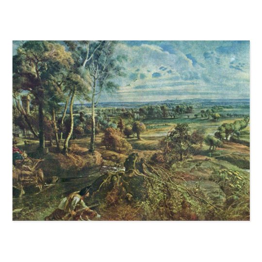 Autumn Scenery And The View Of The Castle Of Postcard