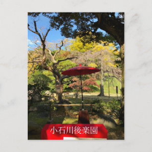 Autumn Scenery at Japanese Garden Postcard