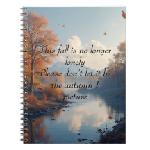 Autumn Scenery Spiral Photo Notebook