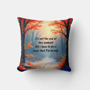 Autumn Scenery Throw Pillow