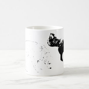 Autumn Scent Patrol, Two Dogs Coffee Mug