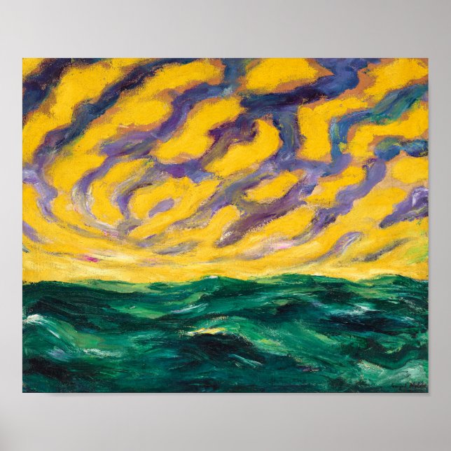 Autumn Sea | Emil Nolde | Poster (Front)