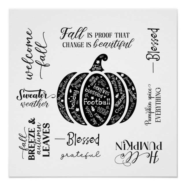 Autumn Season-Digital Download Poster (Front)