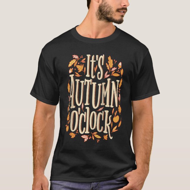 Autumn Season Fall Beautiful Nature Raglan Basebal T-Shirt (Front)