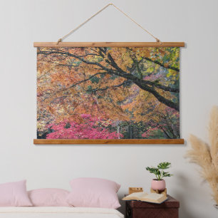 Autumn Season Leaf Colors Botanical Hanging Tapestry