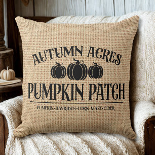 Autumn Season Throw Pillow