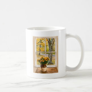 Autumn Seen Through a Window Coffee Mug