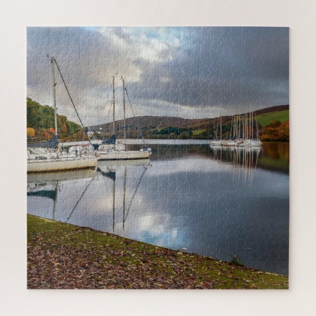 Autumn Serenity a Jigsaw Exploration Puzzle (Vertical)