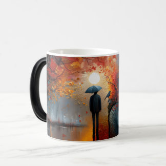 🍂☕🌧️ “Autumn Serenity” ☔🎨 Magic Mug