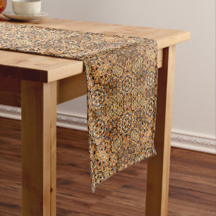 Autumn Shades Fractal Long Table Runner