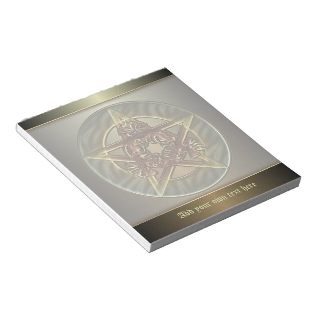 Autumn Shades Pentacle Notepad (Angled)