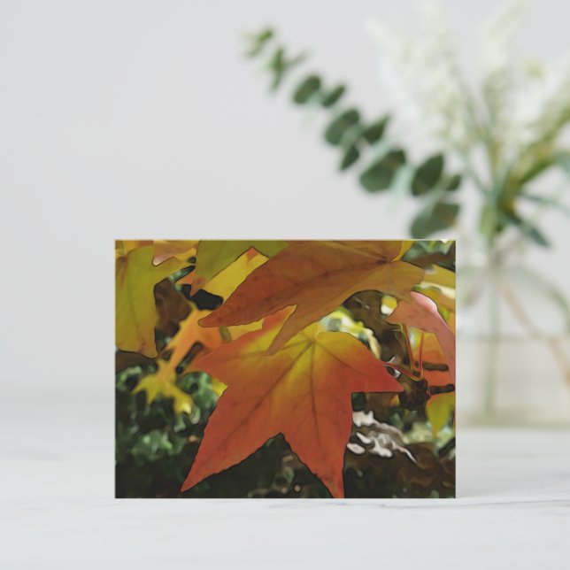 Autumn shades postcard (Standing Front)