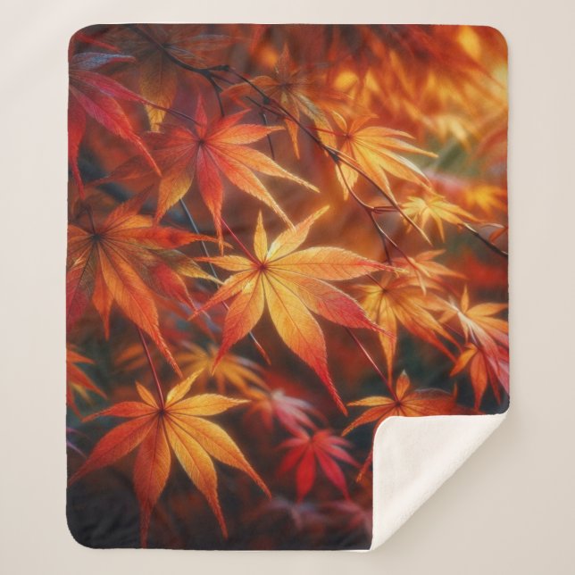 Autumn Sherpa Blanket (Front)