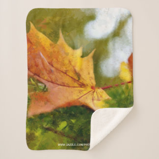 Autumn Sherpa Blanket