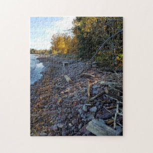 Autumn Shoreline on Lake Superior Jigsaw Puzzle