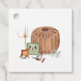 Autumn Shrine Bohemian Wedding Favour Tags