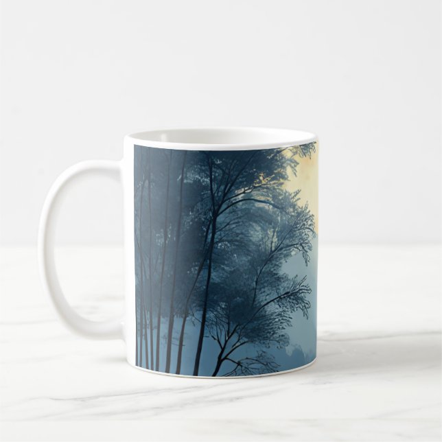 Autumn Silence in the Zen Garden Coffee Mug (Left)