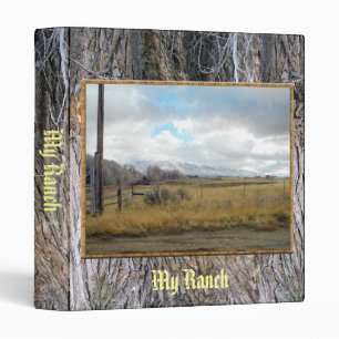 Autumn Skies Over Gold Fields Binder
