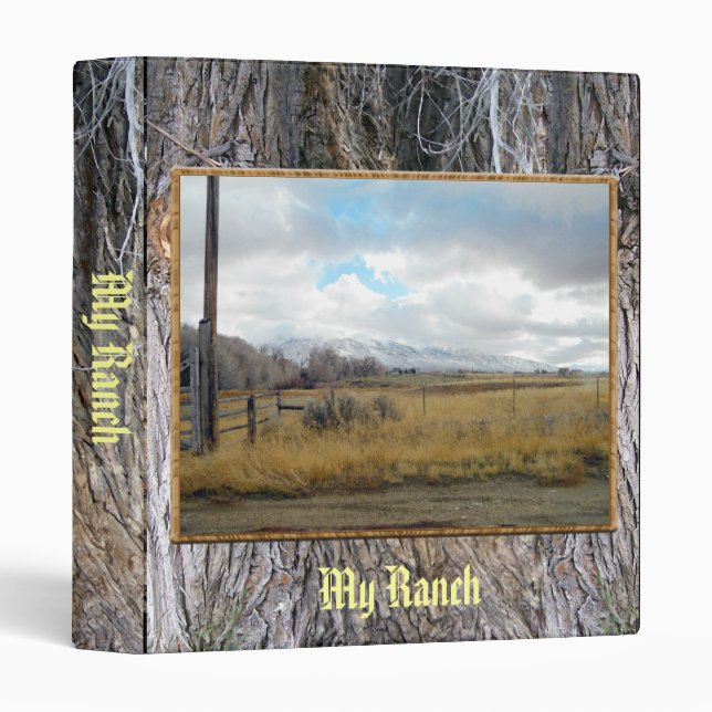 Autumn Skies Over Gold Fields Binder (Front/Spine)