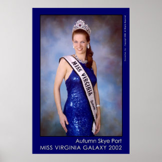 Autumn Skye Port - Miss Virginia Galaxy Poster
