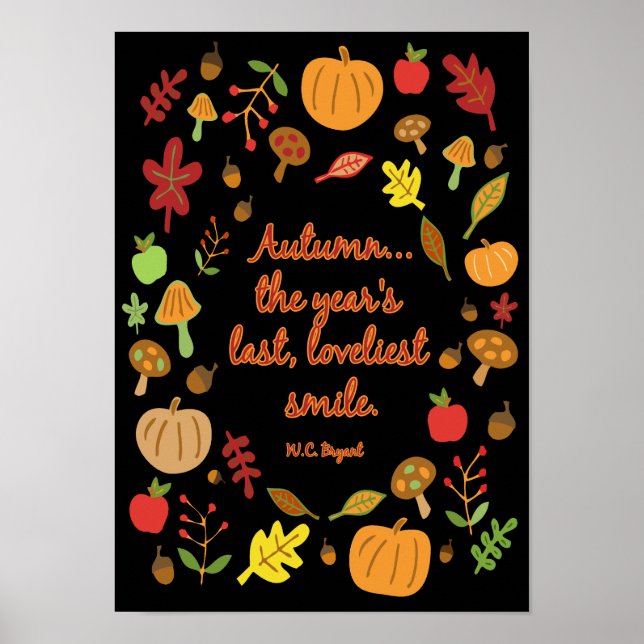 Autumn Smile Poster (Front)