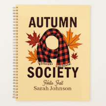 Autumn Society – Personalized Plaid Letter Fill